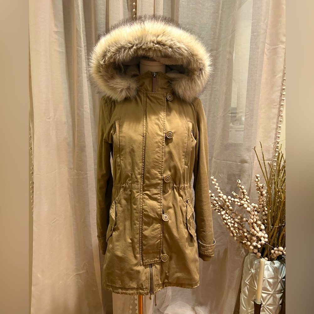 GAP Parka 3 in 1 Camel Anorak Sz x-small